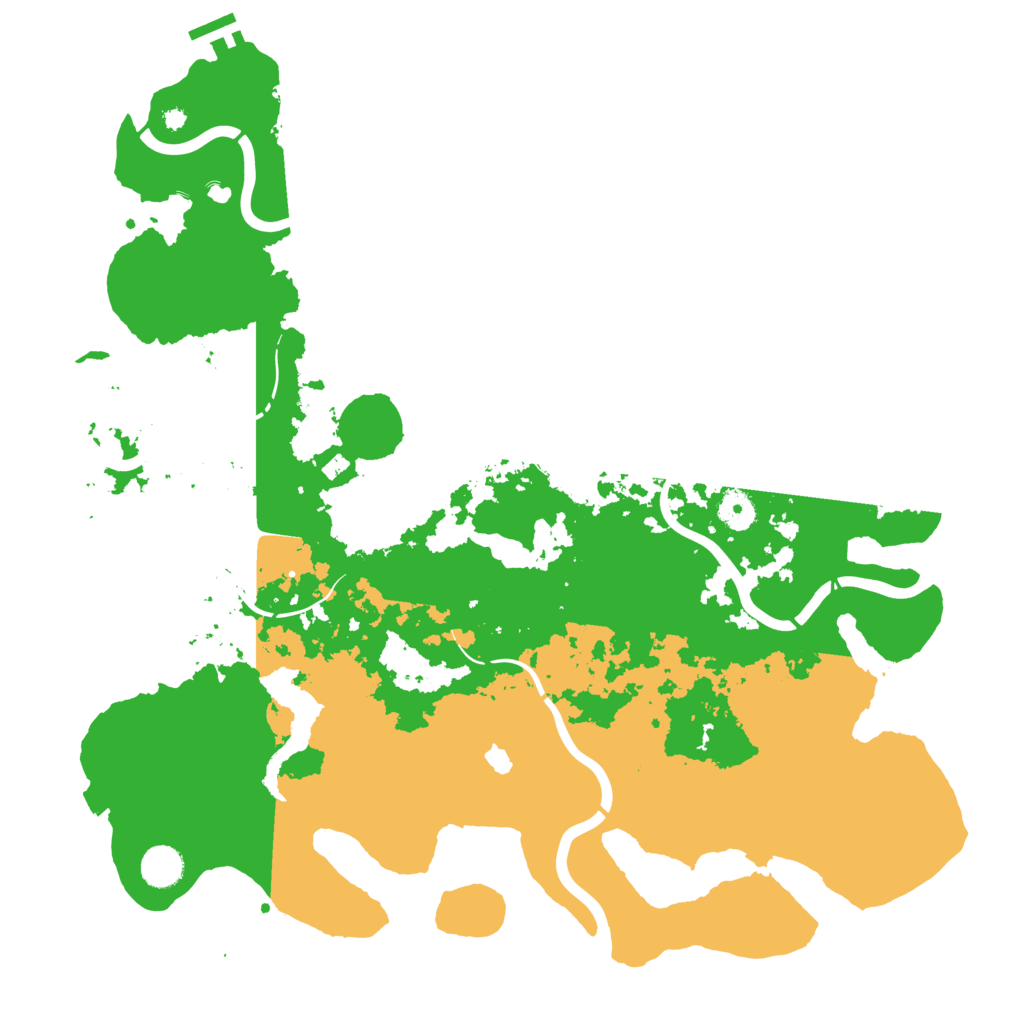 Biome Rust Map: Procedural Map, Size: 4250, Seed: 885420358