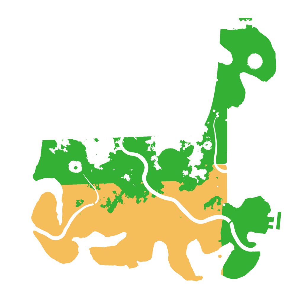 Biome Rust Map: Procedural Map, Size: 3500, Seed: 1165232649