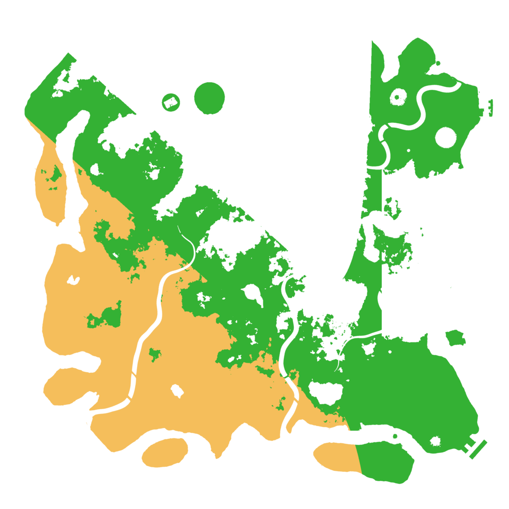 Biome Rust Map: Procedural Map, Size: 4500, Seed: 299291741