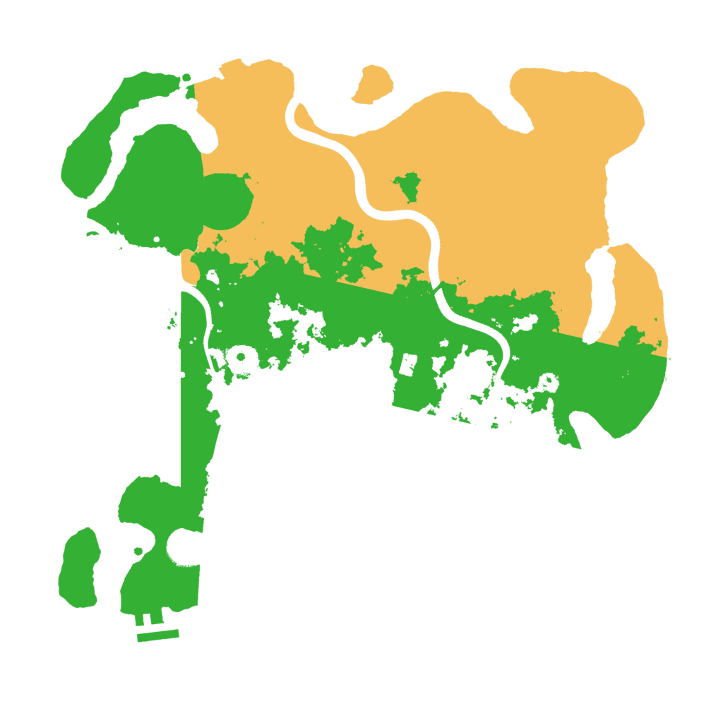 Biome Rust Map: Procedural Map, Size: 3500, Seed: 443565784