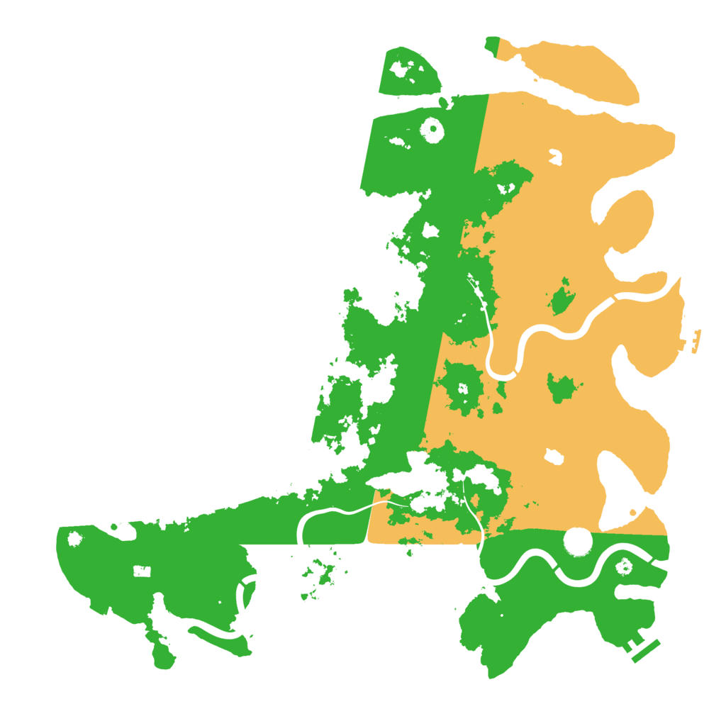 Biome Rust Map: Procedural Map, Size: 4500, Seed: 591067894