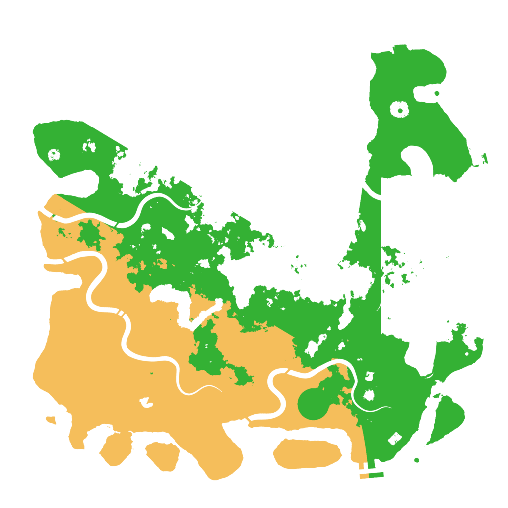 Biome Rust Map: Procedural Map, Size: 4250, Seed: 175695122