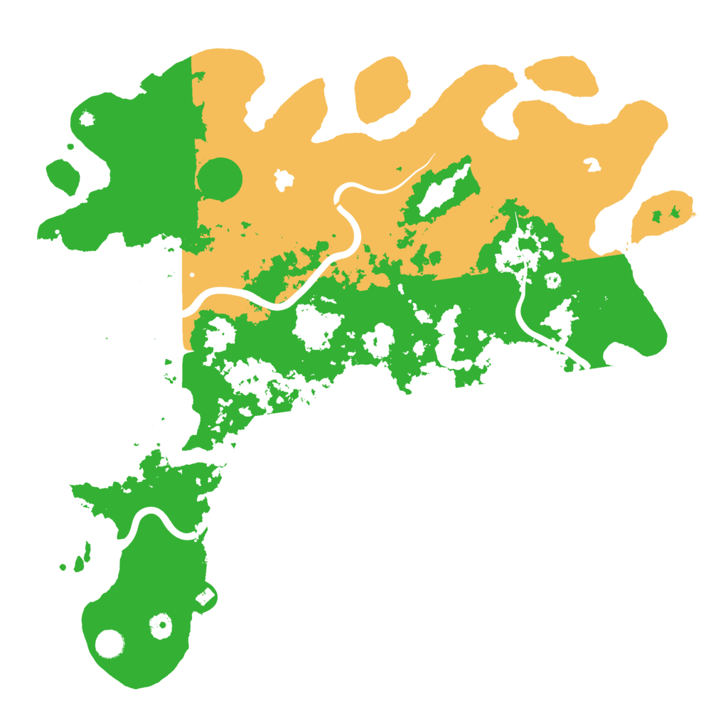 Biome Rust Map: Procedural Map, Size: 4500, Seed: 346516345