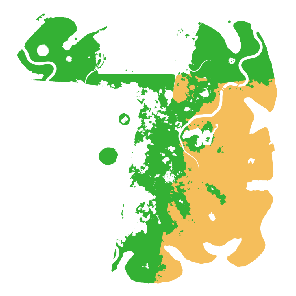 Biome Rust Map: Procedural Map, Size: 4500, Seed: 805918777