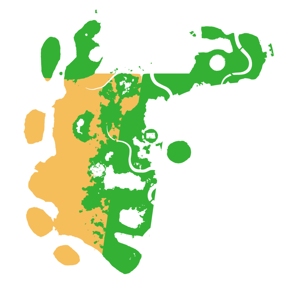 Biome Rust Map: Procedural Map, Size: 3500, Seed: 128428158