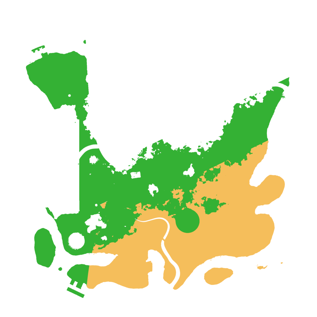 Biome Rust Map: Procedural Map, Size: 3500, Seed: 934892899