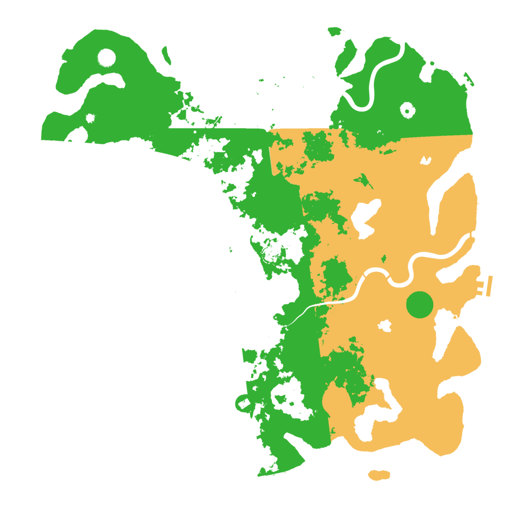 Biome Rust Map: Procedural Map, Size: 5000, Seed: 24261112