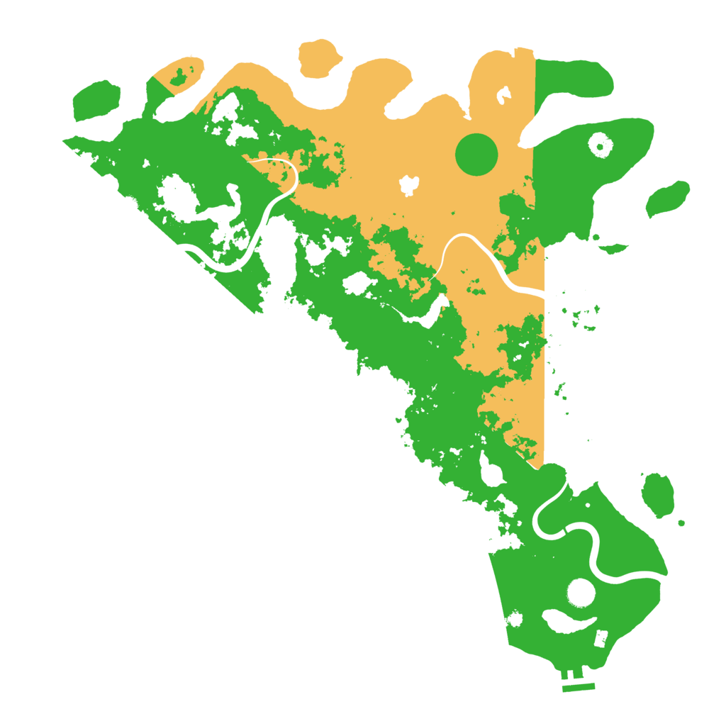 Biome Rust Map: Procedural Map, Size: 4500, Seed: 1543330806