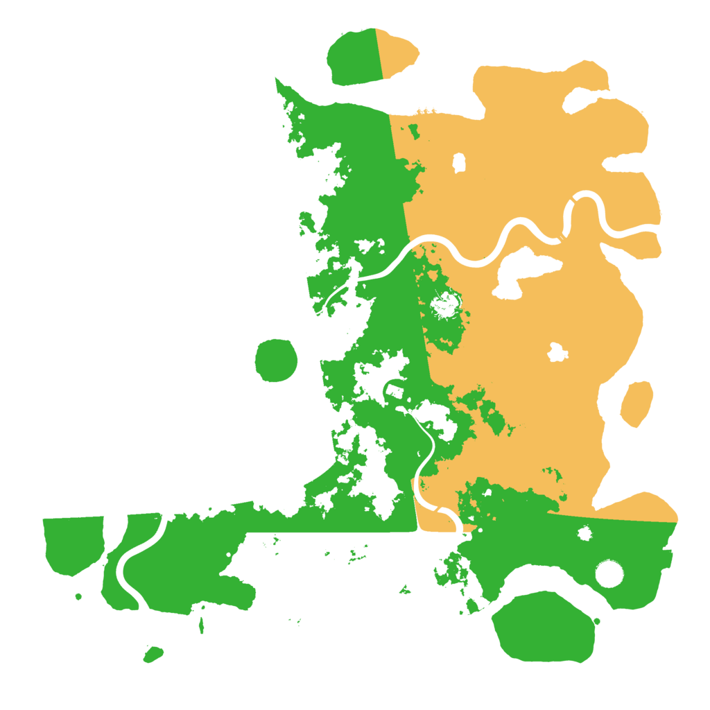 Biome Rust Map: Procedural Map, Size: 4500, Seed: 229213282