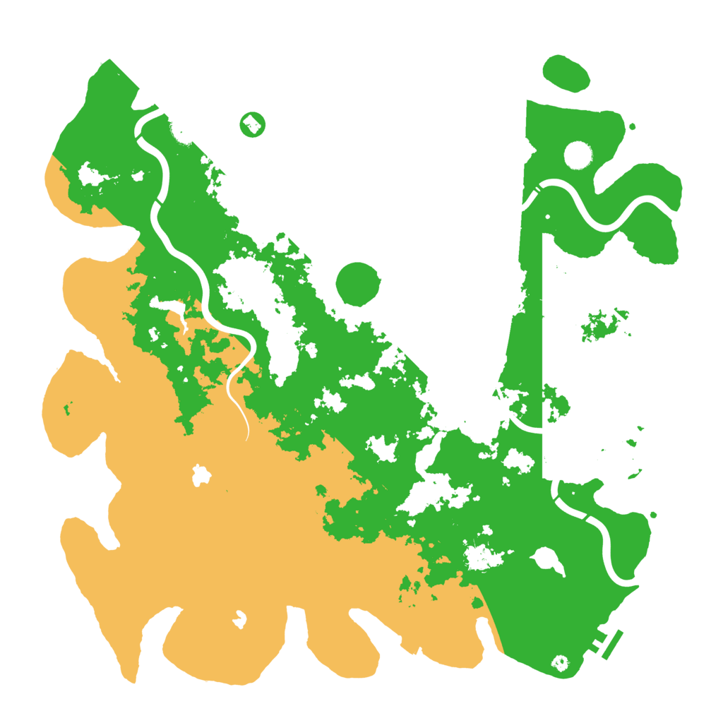 Biome Rust Map: Procedural Map, Size: 4500, Seed: 1534870744