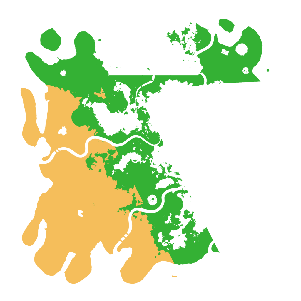 Biome Rust Map: Procedural Map, Size: 4500, Seed: 1272432216