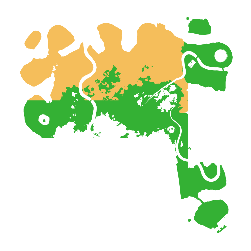 Biome Rust Map: Procedural Map, Size: 3500, Seed: 1066088369