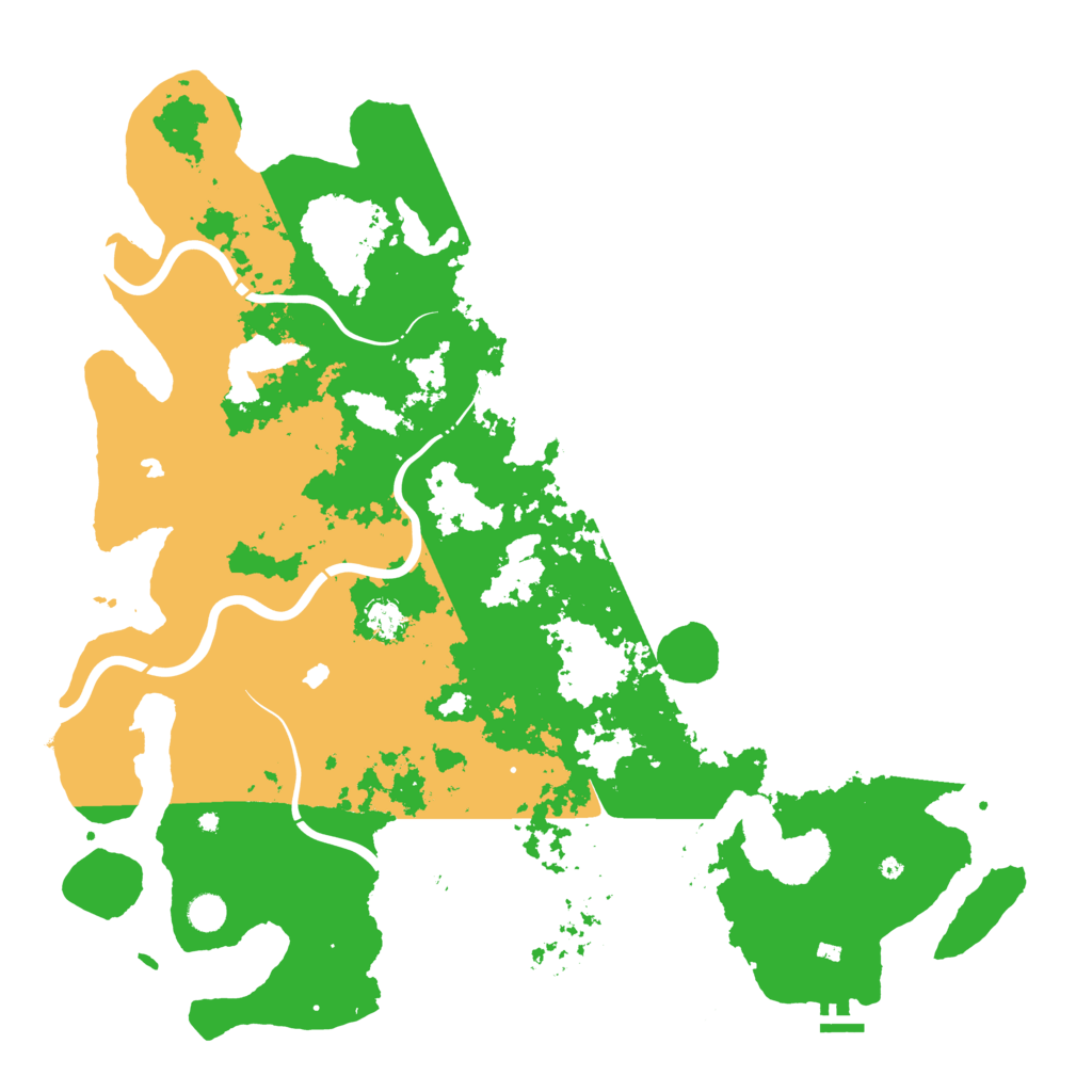 Biome Rust Map: Procedural Map, Size: 5000, Seed: 13567