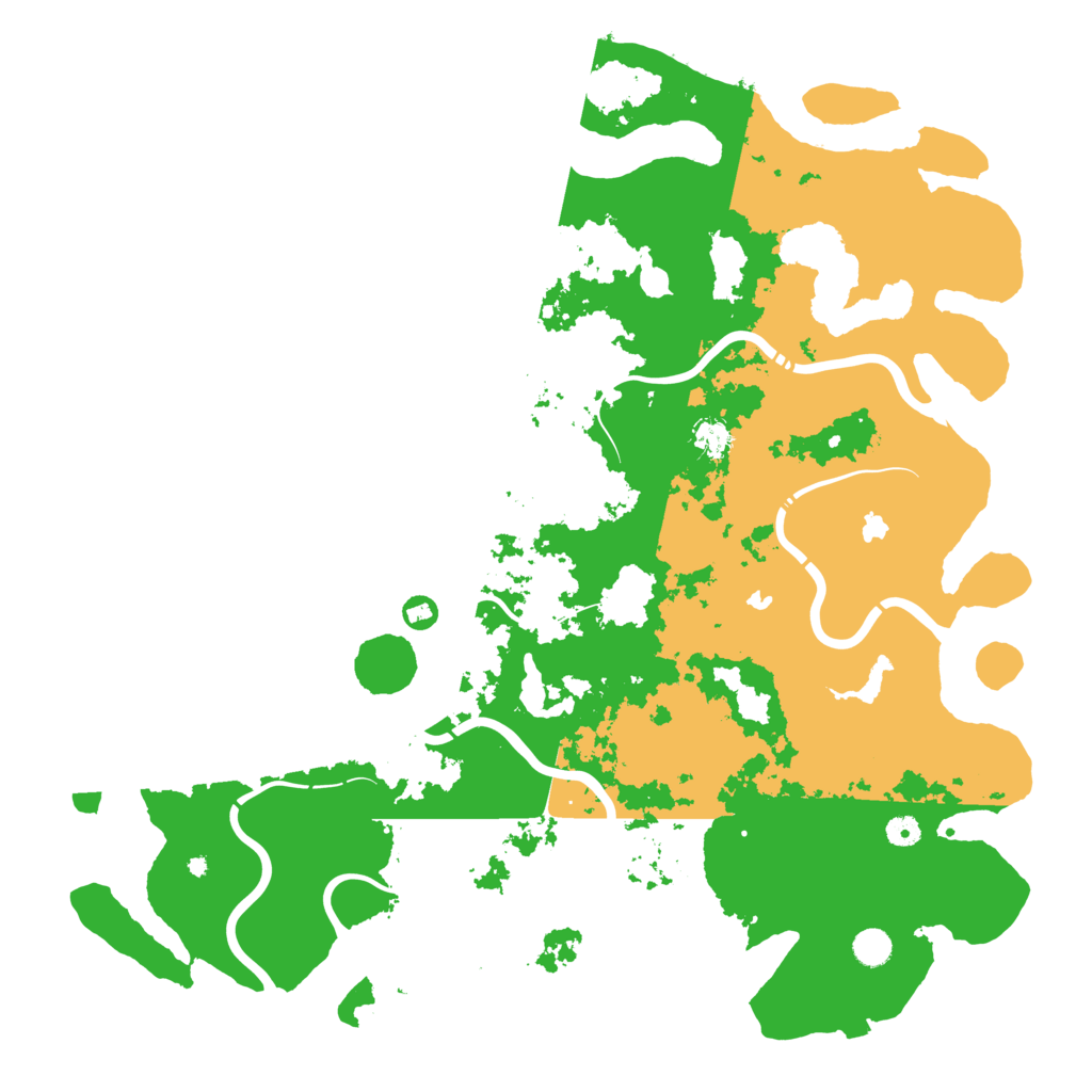 Biome Rust Map: Procedural Map, Size: 5000, Seed: 1489776544