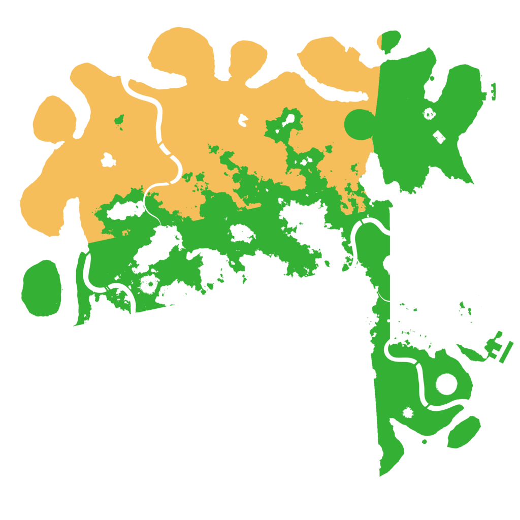 Biome Rust Map: Procedural Map, Size: 4500, Seed: 1304153567