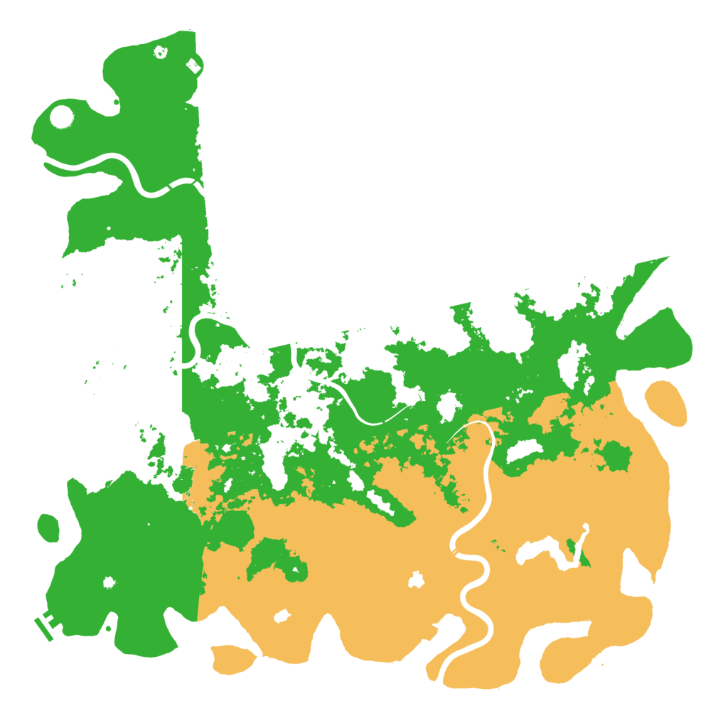 Biome Rust Map: Procedural Map, Size: 5500, Seed: 39753666
