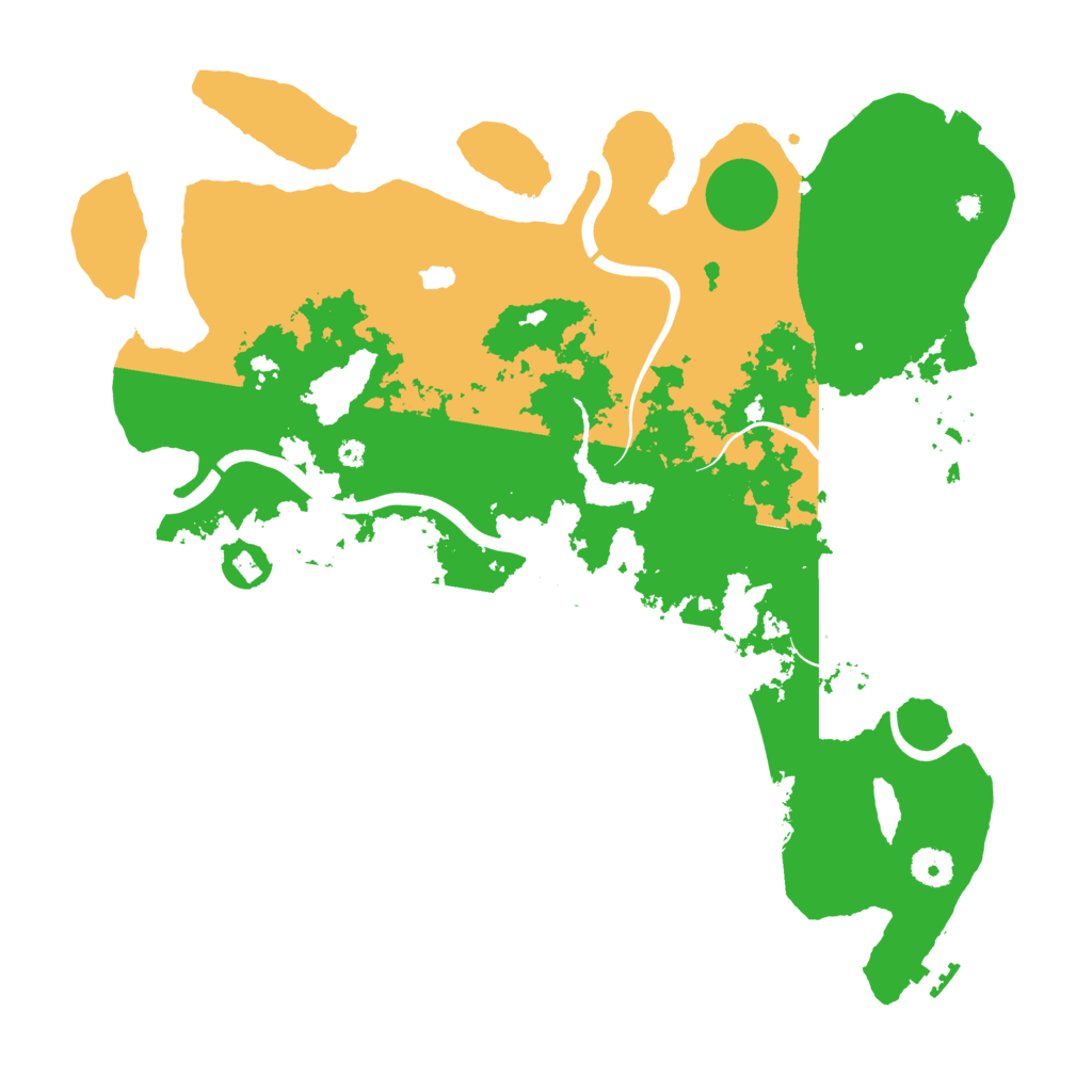 Biome Rust Map: Procedural Map, Size: 4000, Seed: 1818453211