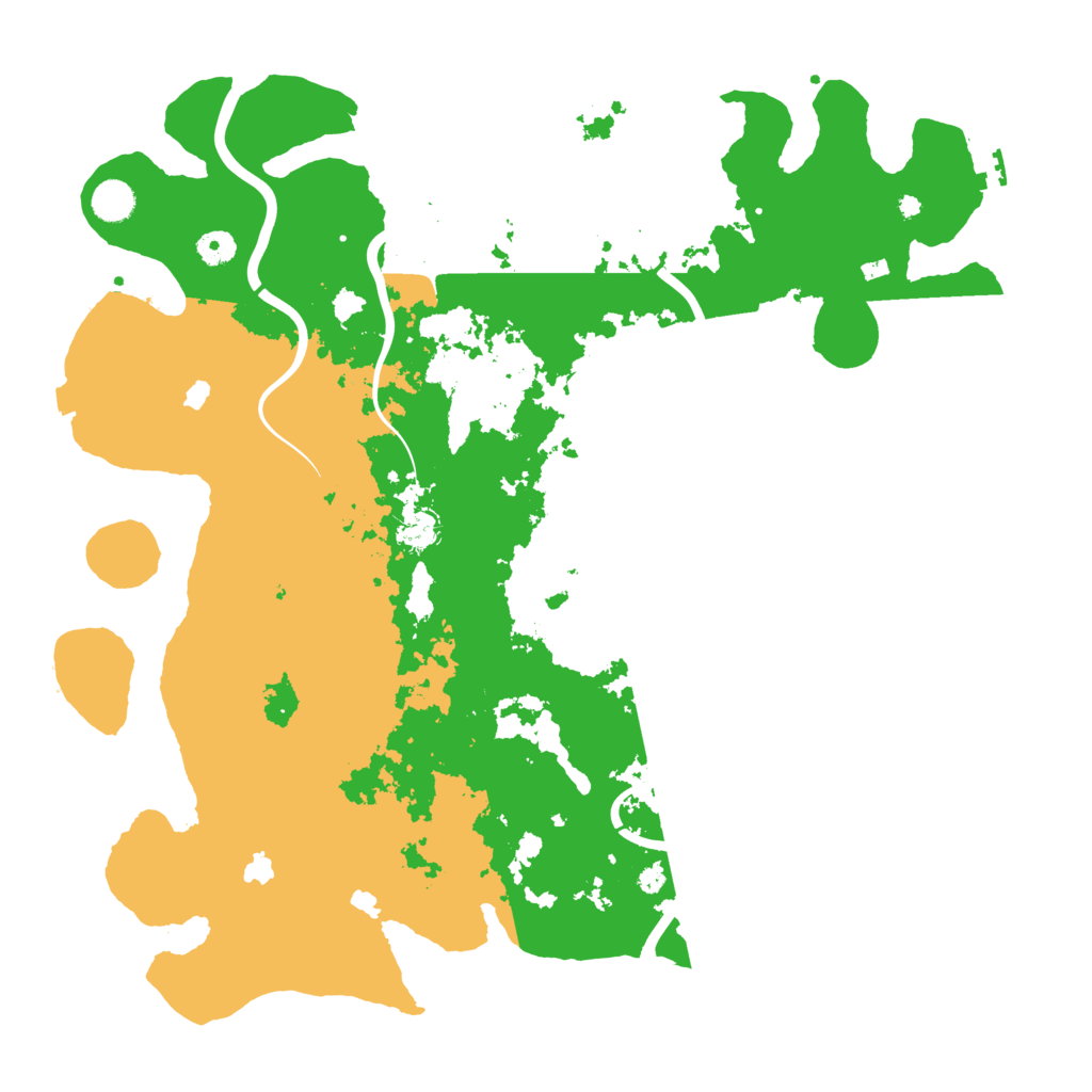 Biome Rust Map: Procedural Map, Size: 4500, Seed: 831103665