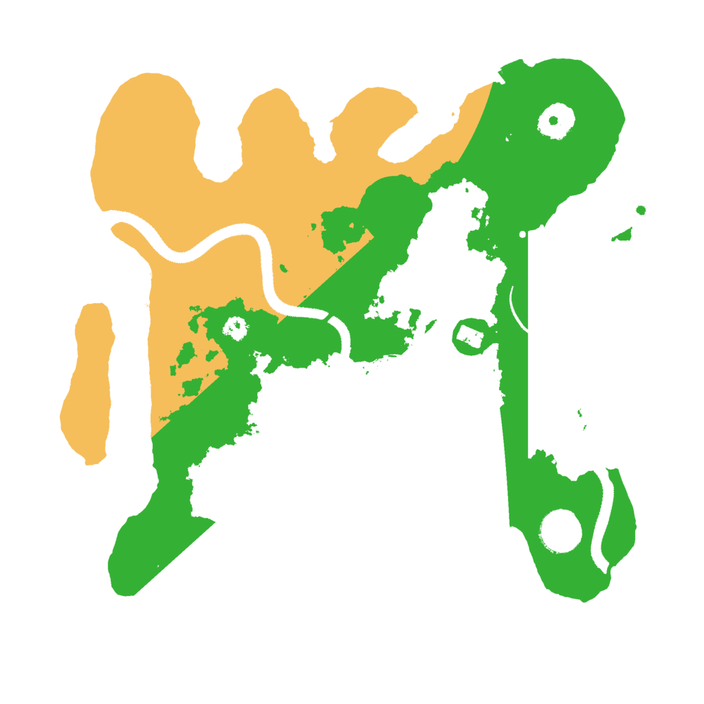 Biome Rust Map: Procedural Map, Size: 3000, Seed: 271242643