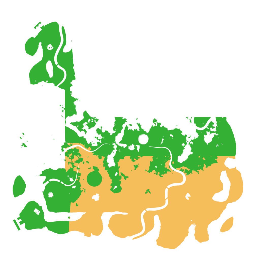 Biome Rust Map: Procedural Map, Size: 4500, Seed: 1368189165