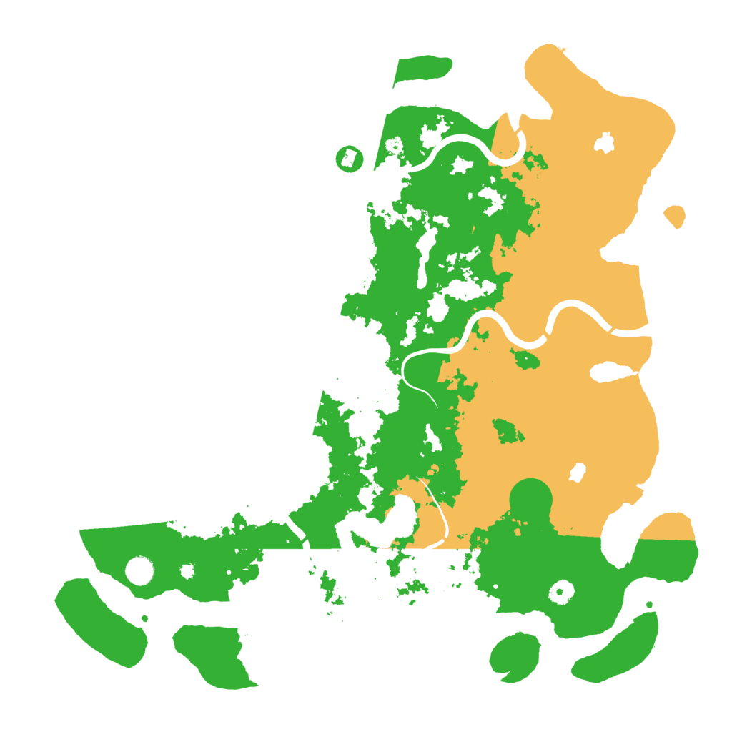 Biome Rust Map: Procedural Map, Size: 4500, Seed: 921103164
