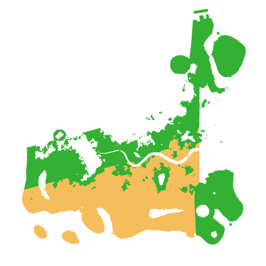 Biome Rust Map: Procedural Map, Size: 3750, Seed: 1696530525