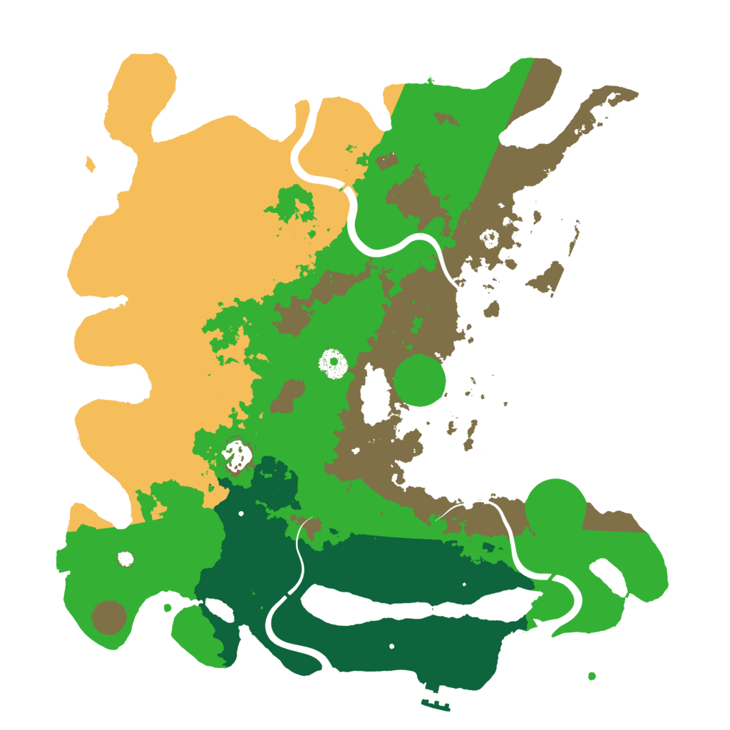 Biome Rust Map: Procedural Map, Size: 3750, Seed: 1887089865