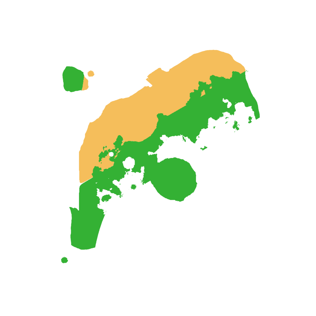 Biome Rust Map: Procedural Map, Size: 2000, Seed: 1922441184