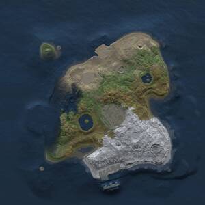 Thumbnail Rust Map: Procedural Map, Size: 2000, Seed: 1922441184, 5 Monuments