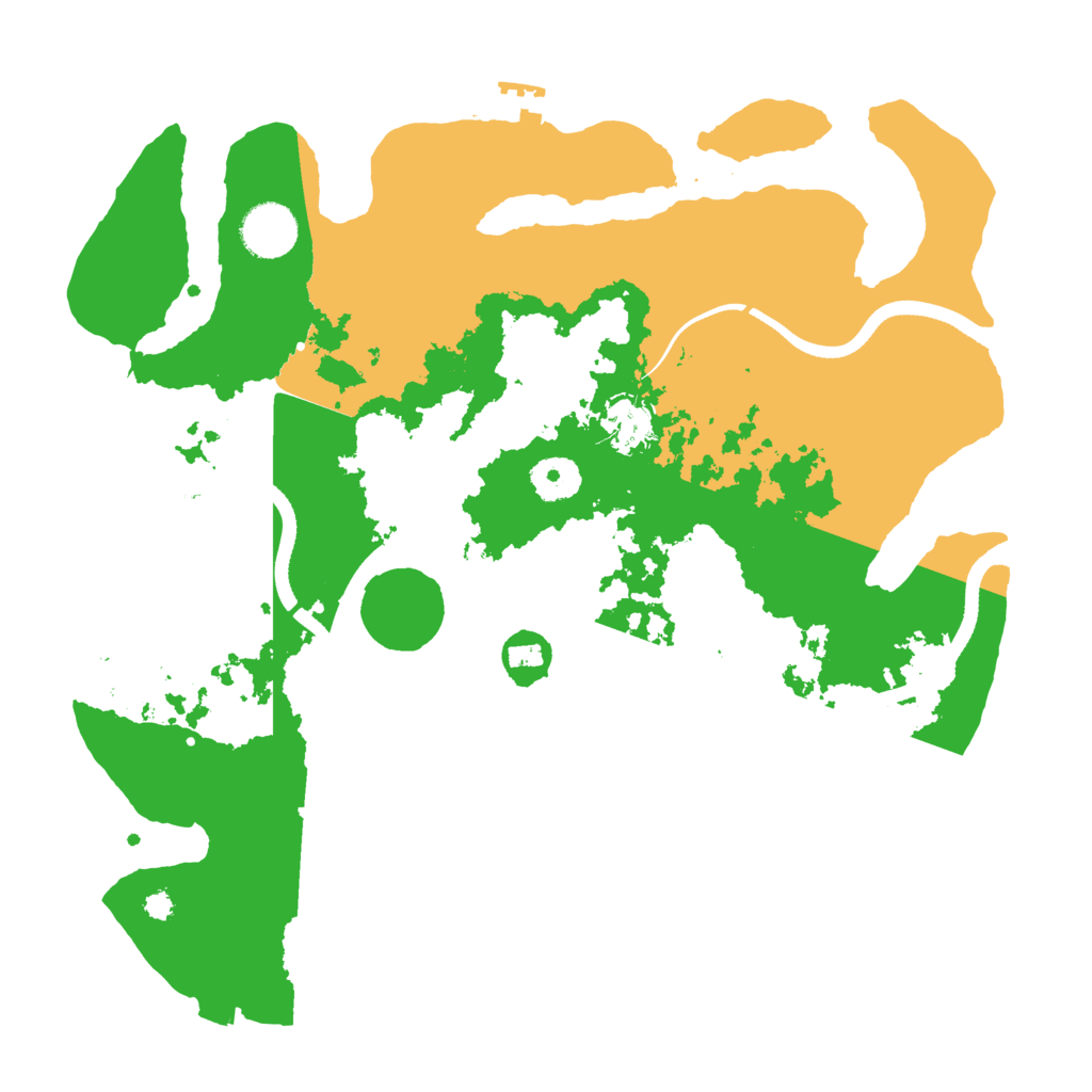 Biome Rust Map: Procedural Map, Size: 3500, Seed: 1278625866