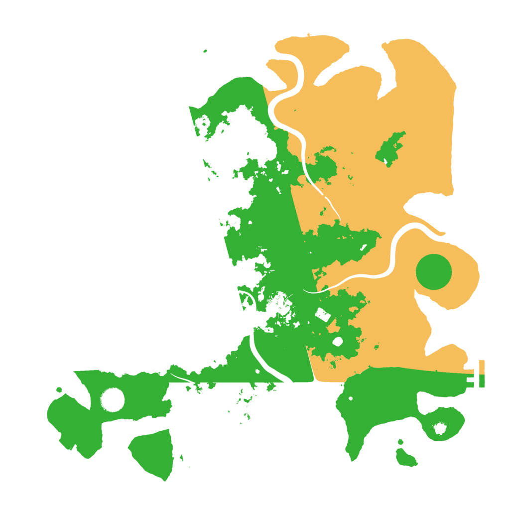 Biome Rust Map: Procedural Map, Size: 3750, Seed: 1366082801