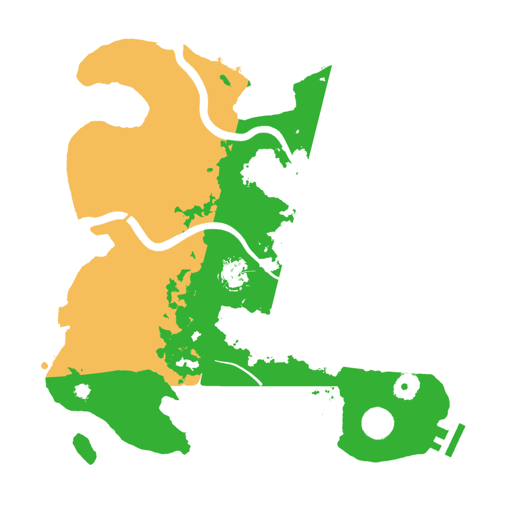 Biome Rust Map: Procedural Map, Size: 3000, Seed: 78905636