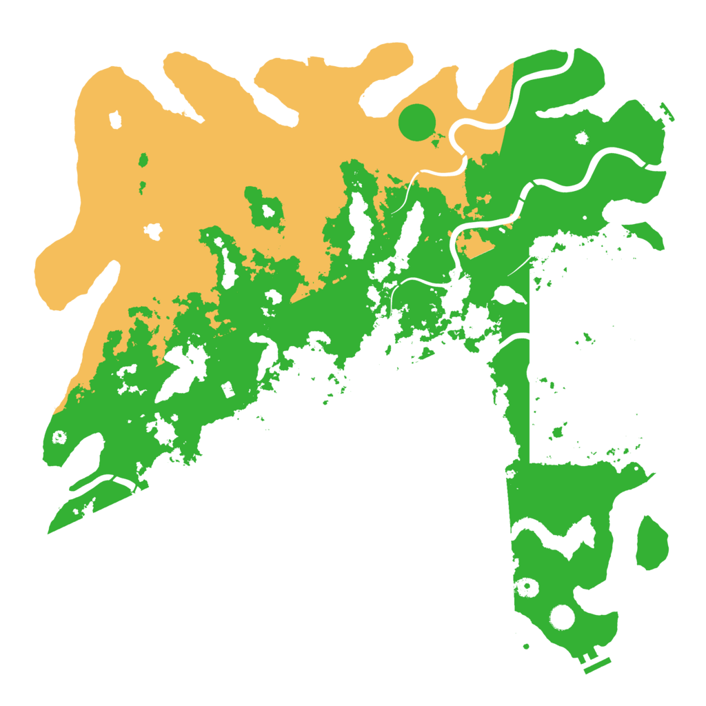 Biome Rust Map: Procedural Map, Size: 5000, Seed: 984981