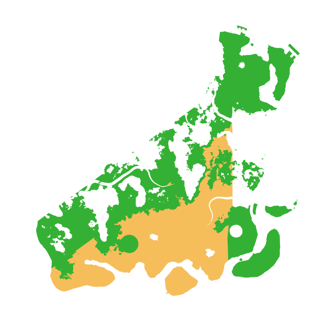Biome Rust Map: Procedural Map, Size: 4500, Seed: 1265881516