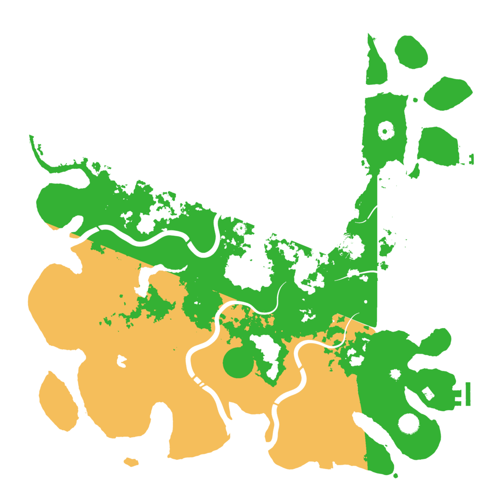 Biome Rust Map: Procedural Map, Size: 4300, Seed: 1675078459