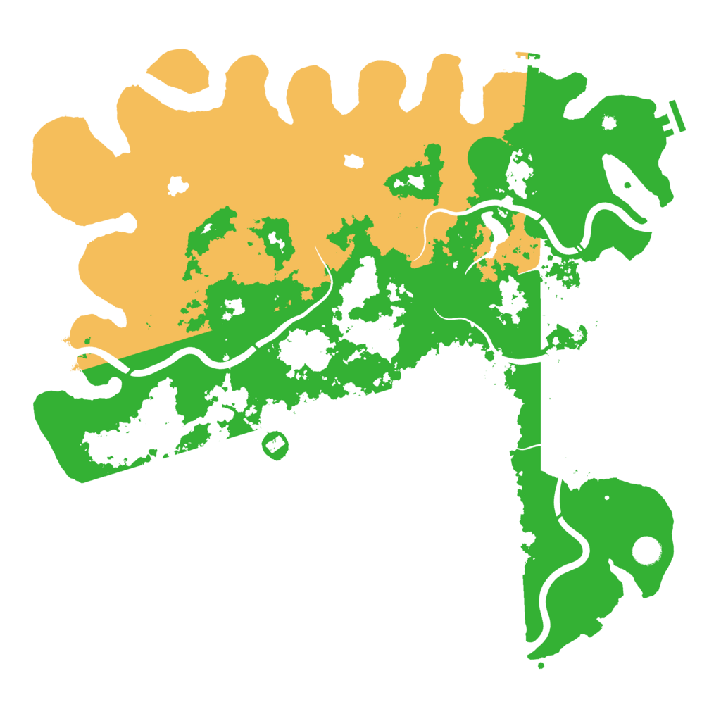 Biome Rust Map: Procedural Map, Size: 4500, Seed: 286172492