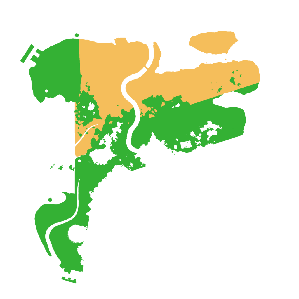 Biome Rust Map: Procedural Map, Size: 3000, Seed: 752149278