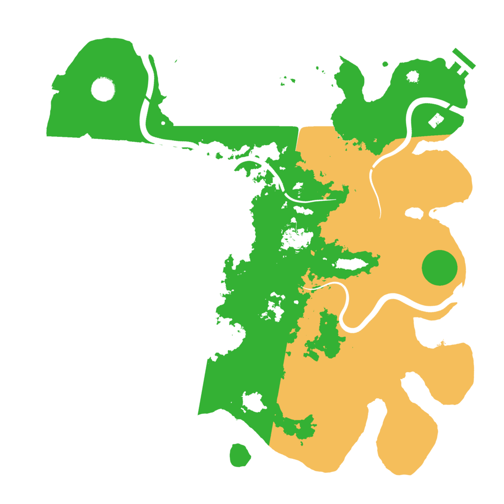 Biome Rust Map: Procedural Map, Size: 3750, Seed: 1564583101