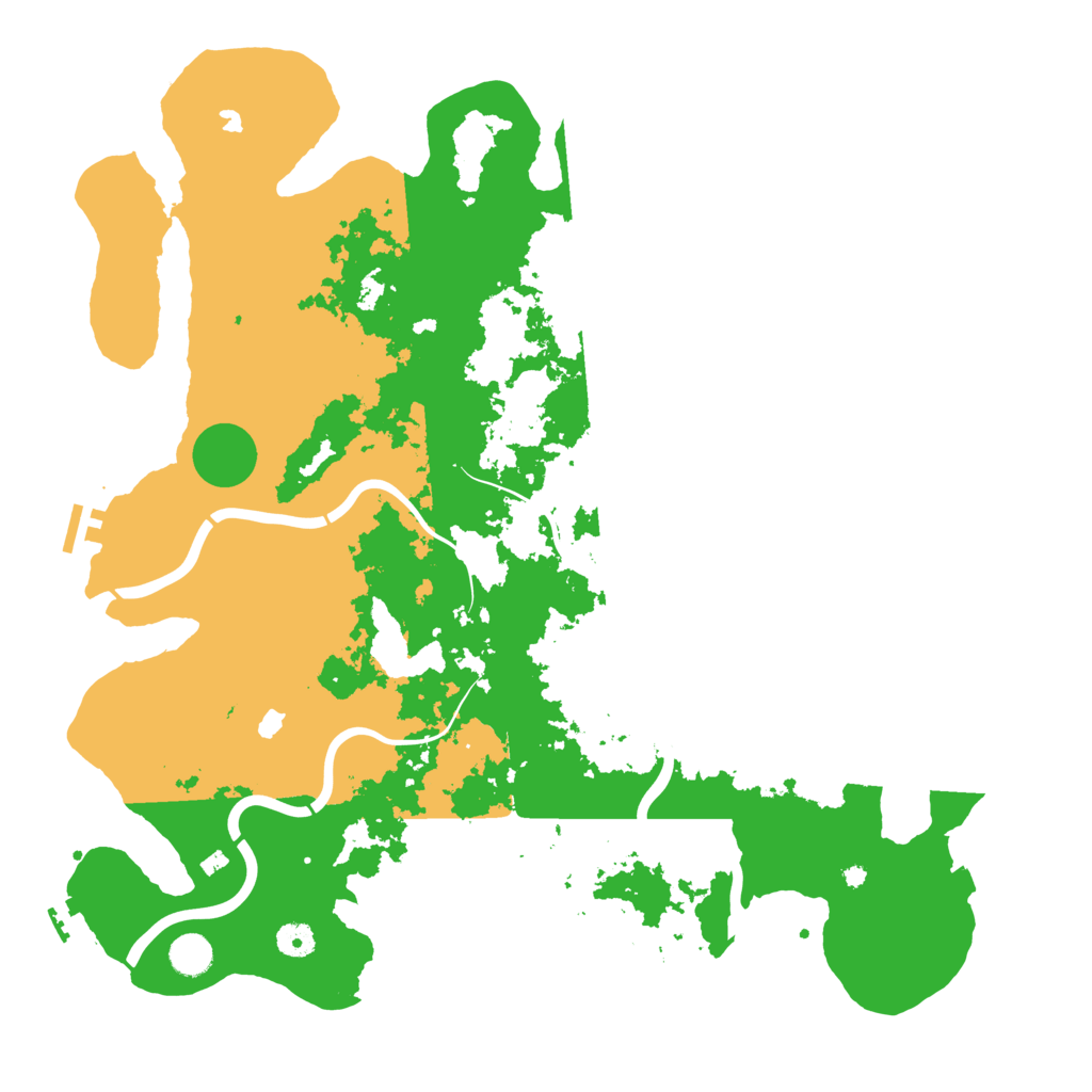 Biome Rust Map: Procedural Map, Size: 4500, Seed: 1453055395