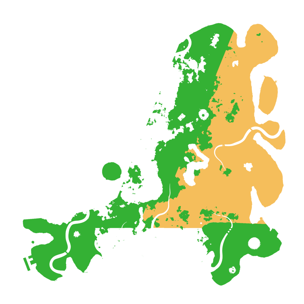 Biome Rust Map: Procedural Map, Size: 4500, Seed: 570032912