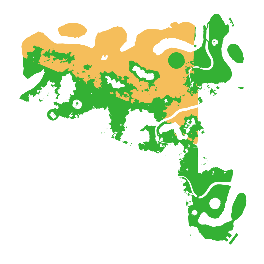 Biome Rust Map: Procedural Map, Size: 4250, Seed: 1486497640