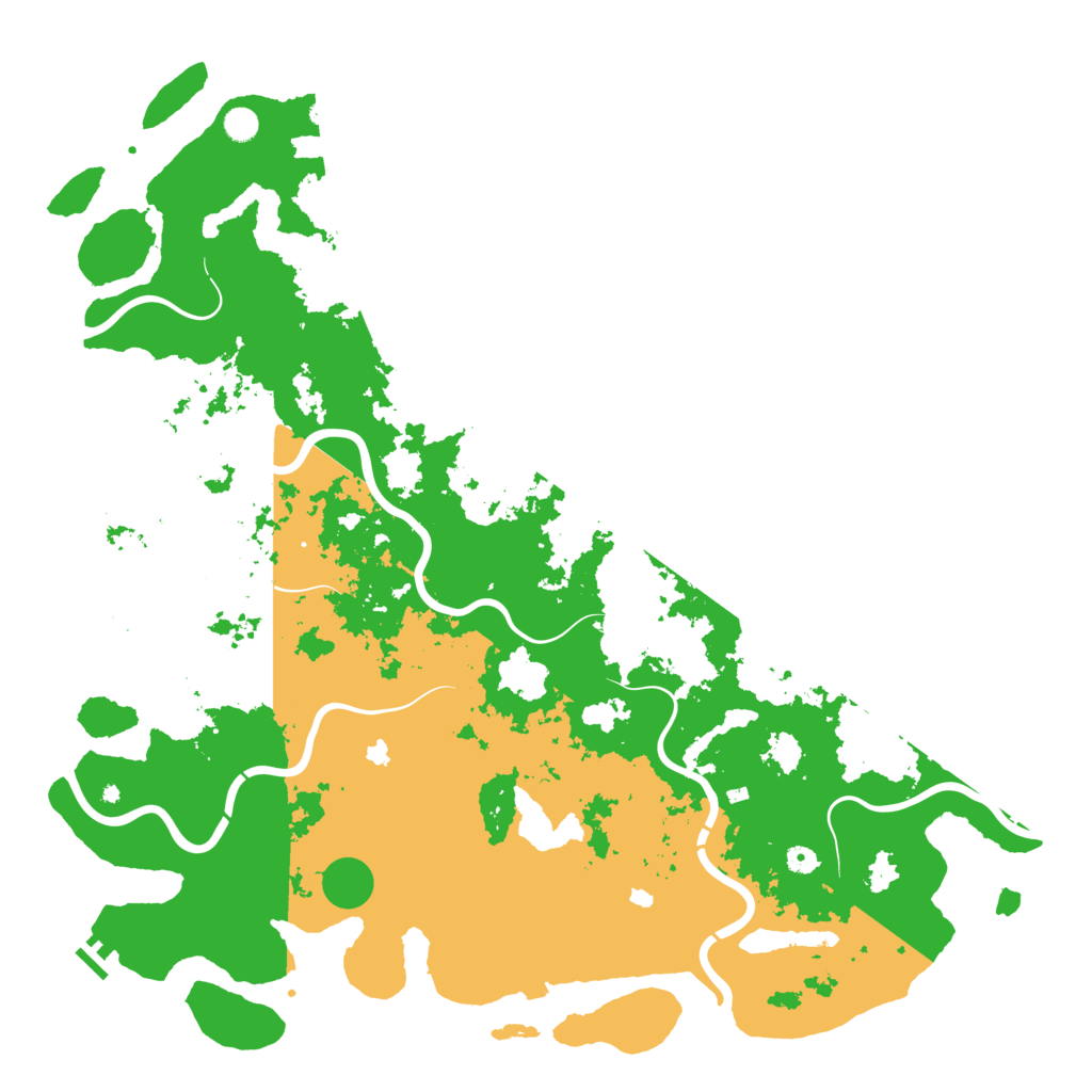 Biome Rust Map: Procedural Map, Size: 5600, Seed: 1849248777