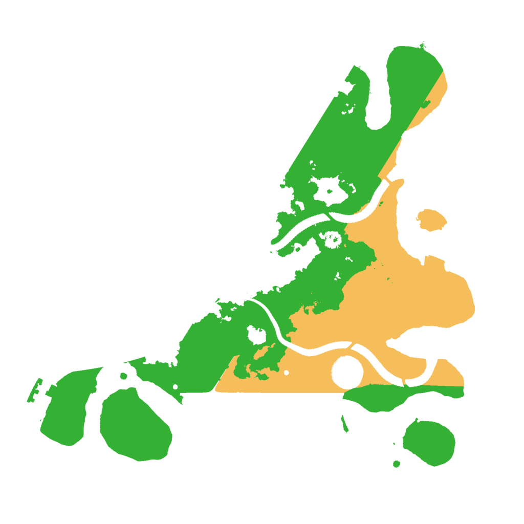 Biome Rust Map: Procedural Map, Size: 3000, Seed: 2132361548