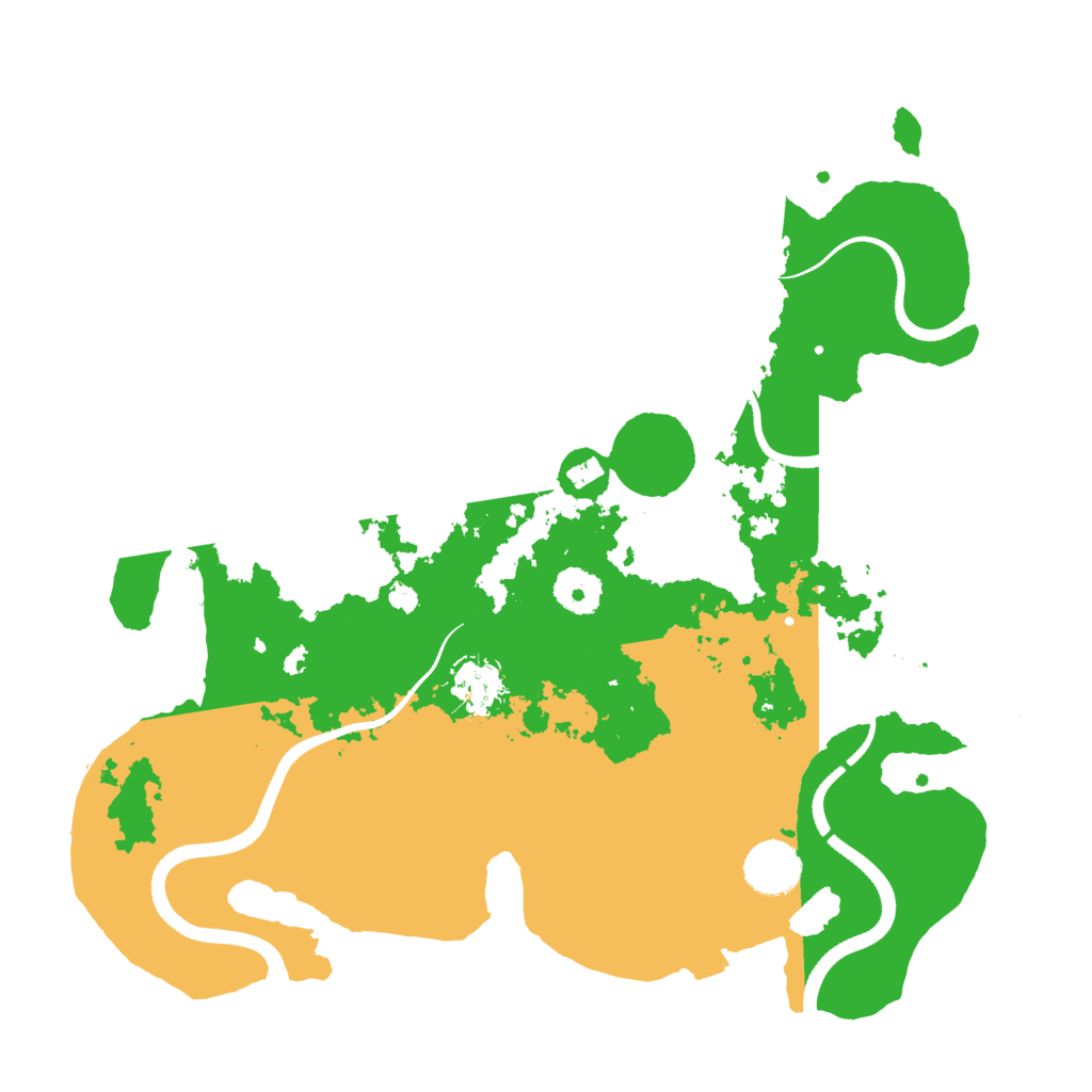 Biome Rust Map: Procedural Map, Size: 3500, Seed: 2112077139