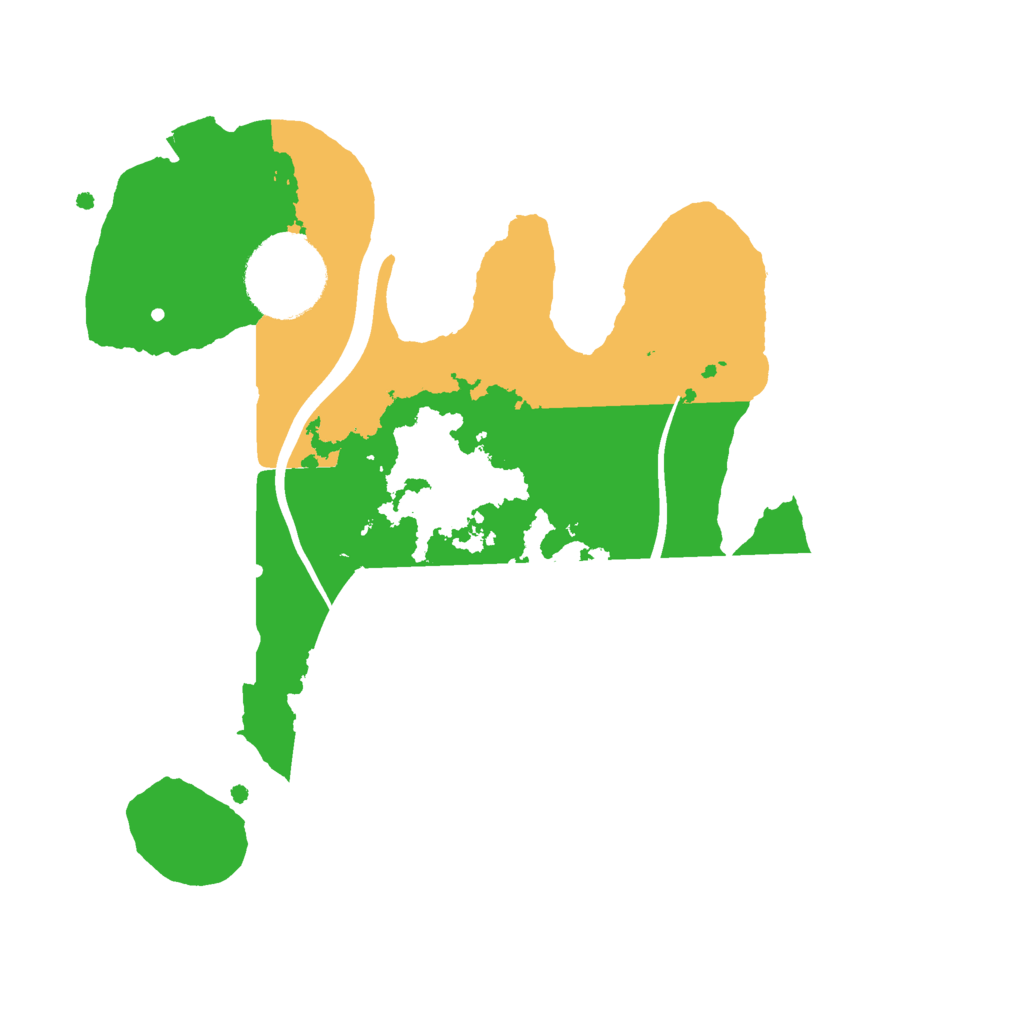 Biome Rust Map: Procedural Map, Size: 2300, Seed: 1167635634