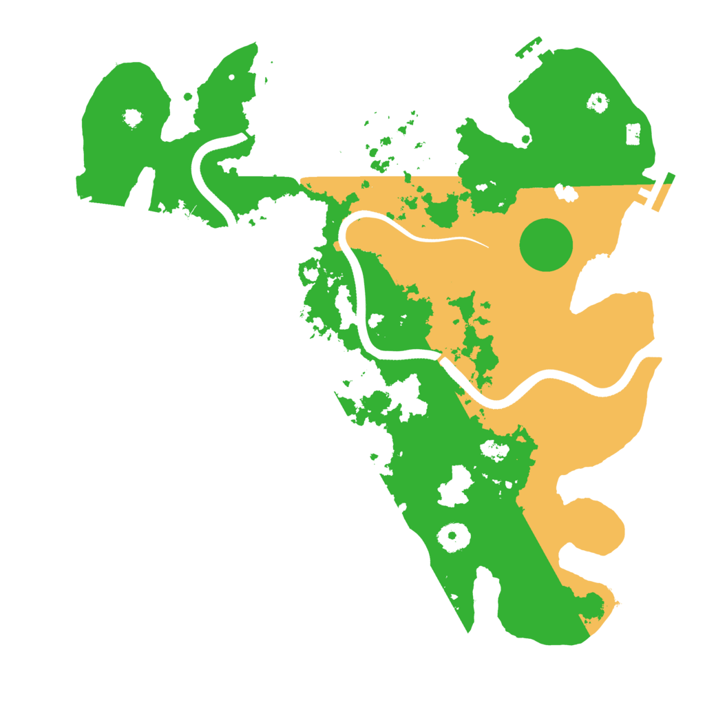 Biome Rust Map: Procedural Map, Size: 3500, Seed: 156770293