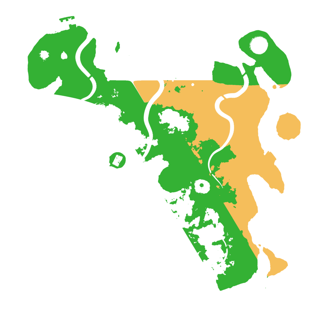 Biome Rust Map: Procedural Map, Size: 3200, Seed: 1472332833