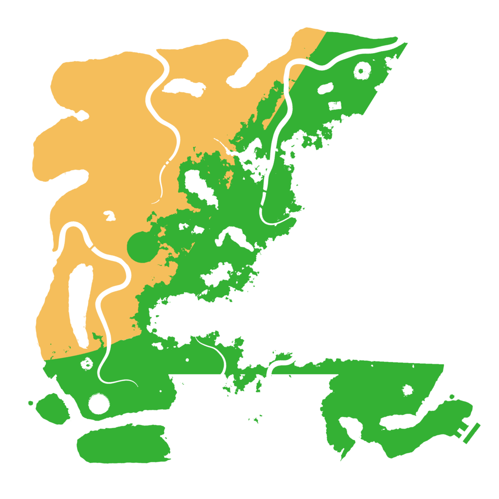 Biome Rust Map: Procedural Map, Size: 4250, Seed: 2143062338
