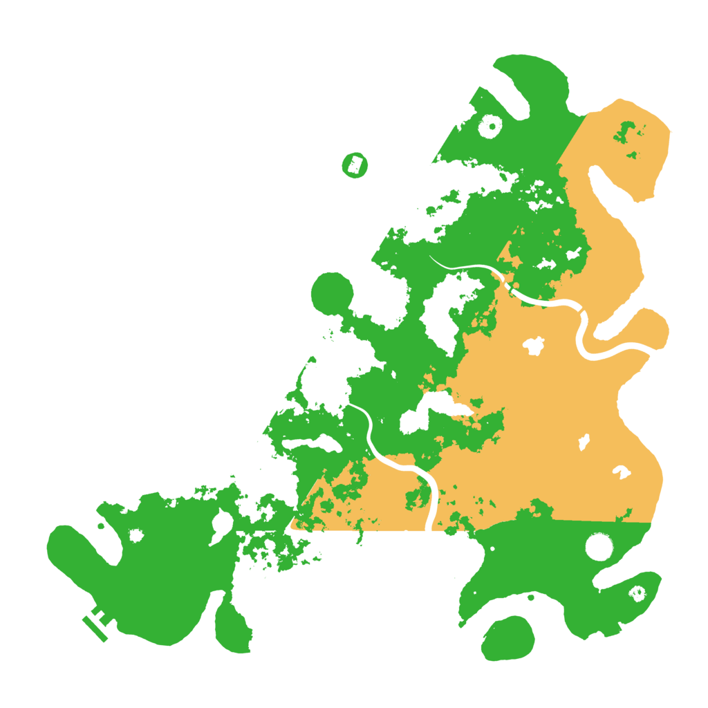 Biome Rust Map: Procedural Map, Size: 4500, Seed: 296211478