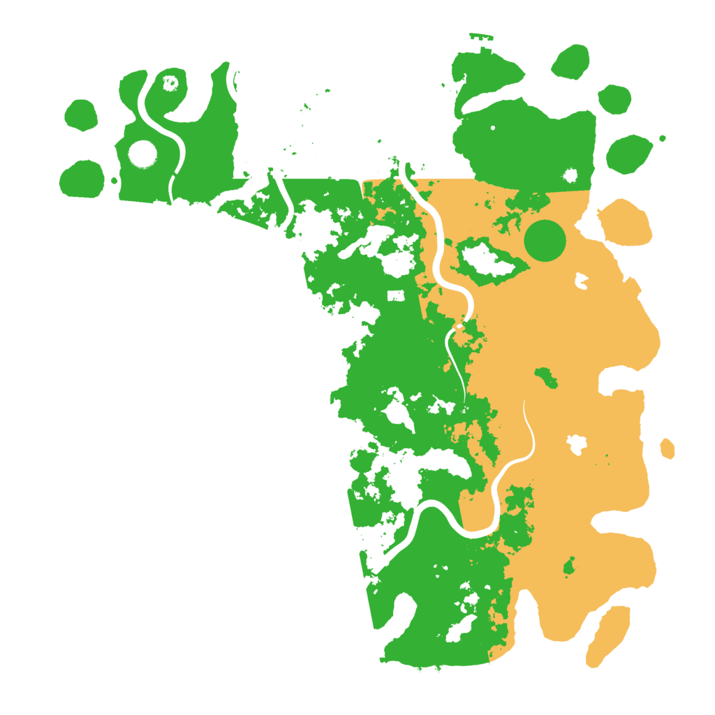 Biome Rust Map: Procedural Map, Size: 4500, Seed: 2124227997